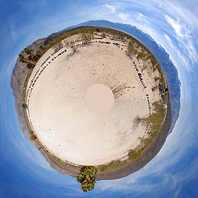 Saline Valley little planet